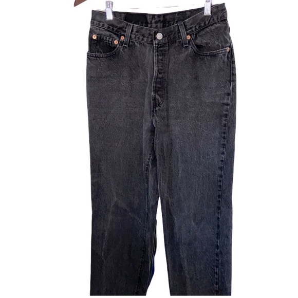 Vintage Levi’s 501 Black Straight Leg jeans - Picture 3 of 14